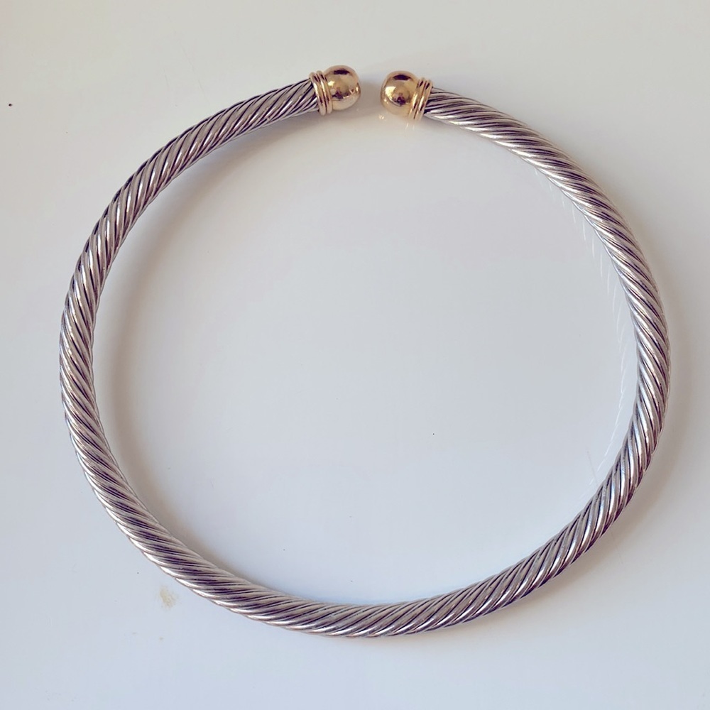 Vintage Chocker Gold/Silver Length 10’ . - Picture 2 of 9